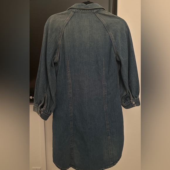 NWT Veronica Beard Denim (Size Medium)  Estee Raglan Dress - Picture 5 of 7